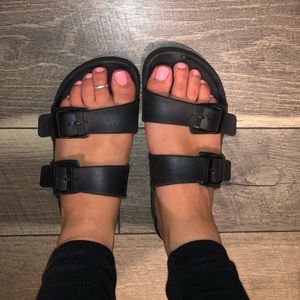 Black sandals